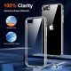 HOOMIL for iPhone SE 3rd/2nd Gen, iPhone 7/8 Case Clear [Anti-Yellowing] Anti-Scratch Transparent Hard Back and Soft Edge [Military Grade Drop Protection] Shockproof Phone Cover - Crystal Clear