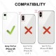 HOOMIL for iPhone X and iPhone Xs Case Clear [Anti-Yellowing] Anti-Scratch Transparent Hard Back and Soft Edge [Military Grade Drop Protection] Shockproof Phone Cover - Crystal Clear