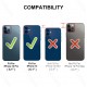 HOOMIL Case for iPhone 12 and iPhone 12 Pro 6.1-Inch, Non-Yellowing, Drop Protection, Anti-Scratch Transparent Hard Back Phone Cover - Crystal Clear