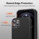 HOOMIL Case for iPhone 12 and iPhone 12 Pro 6.1-Inch, Silky-Soft Touch Silicone, Drop Protection, Anti-Scratch, Shockproof Phone Cover (Soft Microfiber Lining) - Black