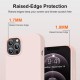 HOOMIL Case for iPhone 12 and iPhone 12 Pro 6.1-Inch, Silky-Soft Touch Silicone, Drop Protection, Anti-Scratch, Shockproof Phone Cover (Soft Microfiber Lining) - Black