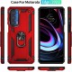 HOOMIL Armor Case for Moto Edge 2021 5G UW 2 with 2 Pcs Tempered Glass Screen Protector 